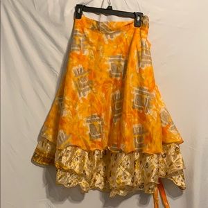 Bundle of 5 Silk Sari Wraps